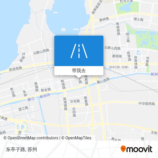 东亭子路地图