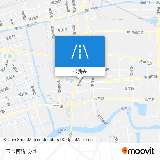 玉带西路地图