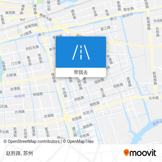 赵胜路地图