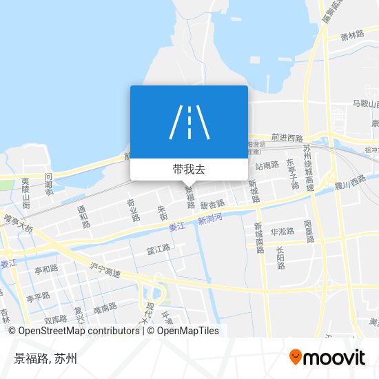 景福路地图