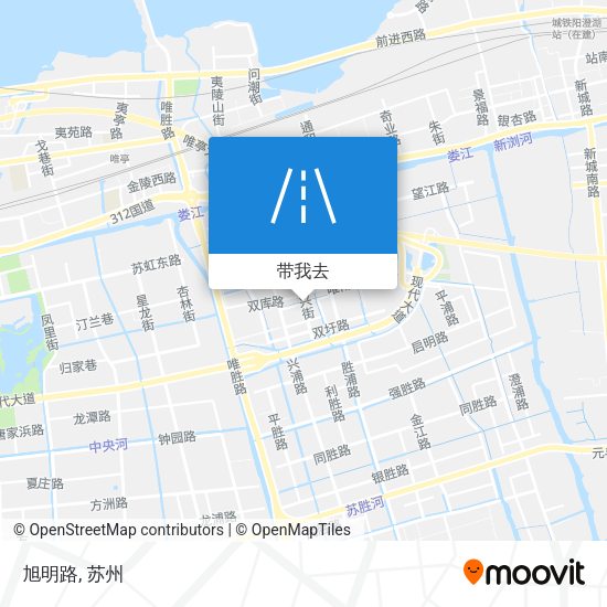 旭明路地图