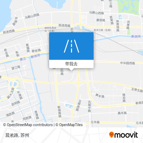 晨淞路地图