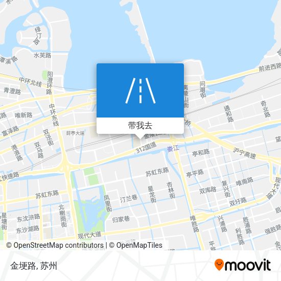 金埂路地图