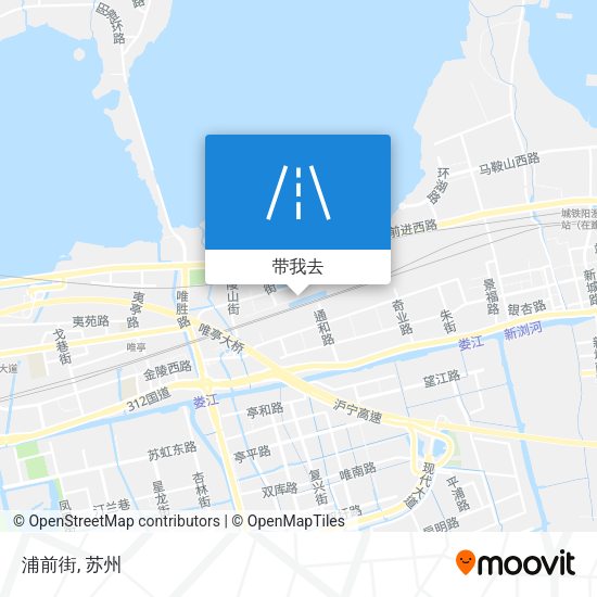 浦前街地图