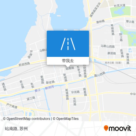 站南路地图