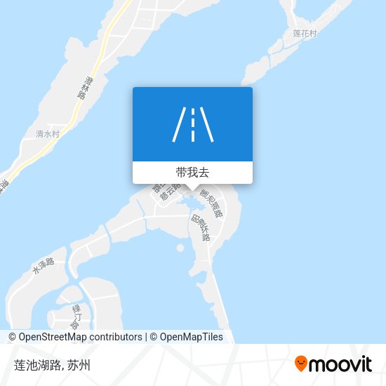莲池湖路地图