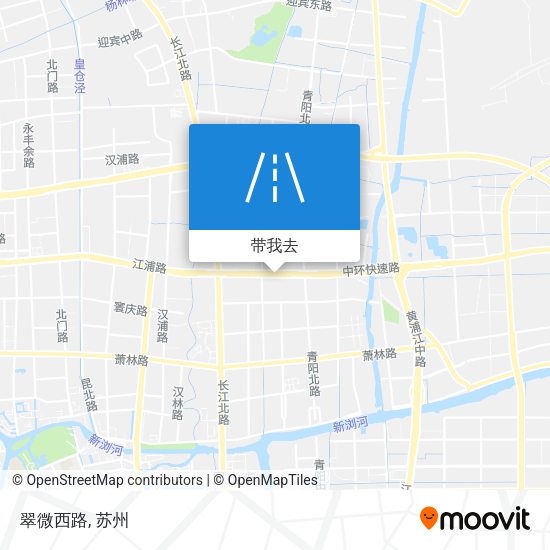 翠微西路地图