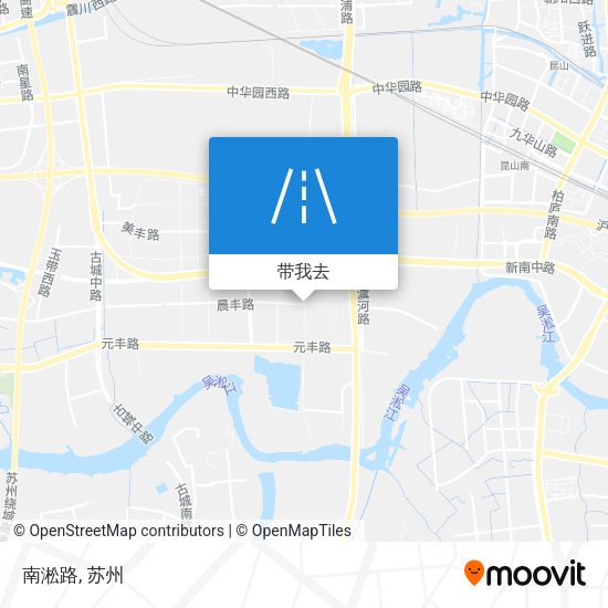 南淞路地图