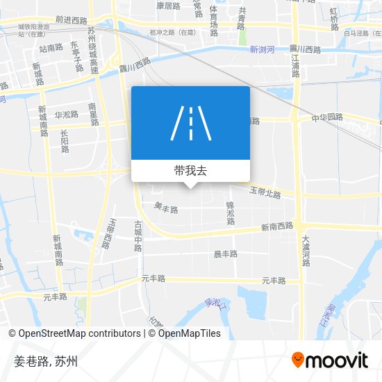 姜巷路地图