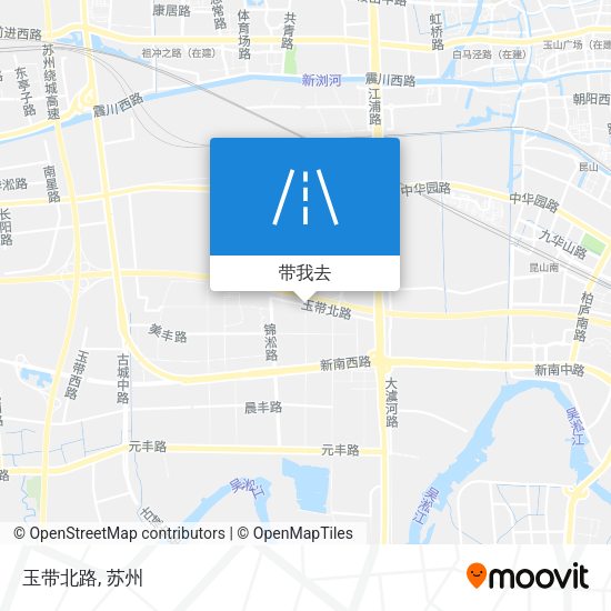 玉带北路地图