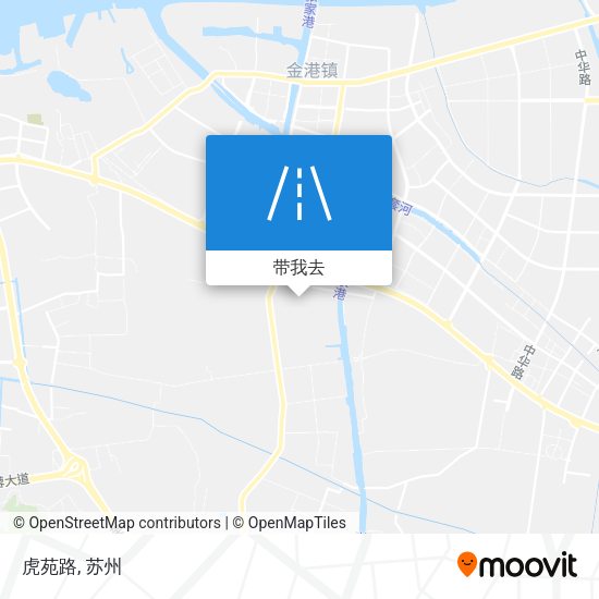 虎苑路地图
