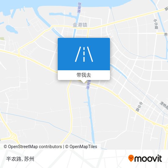 半农路地图
