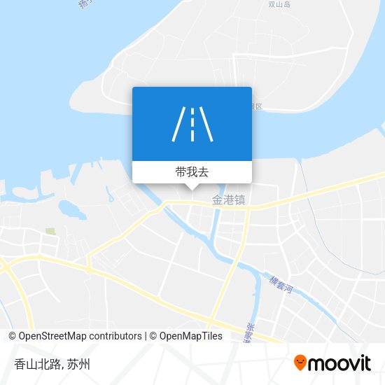 香山北路地图