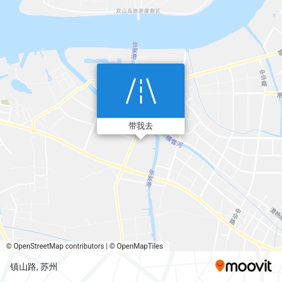 镇山路地图
