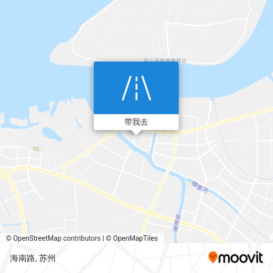 海南路地图