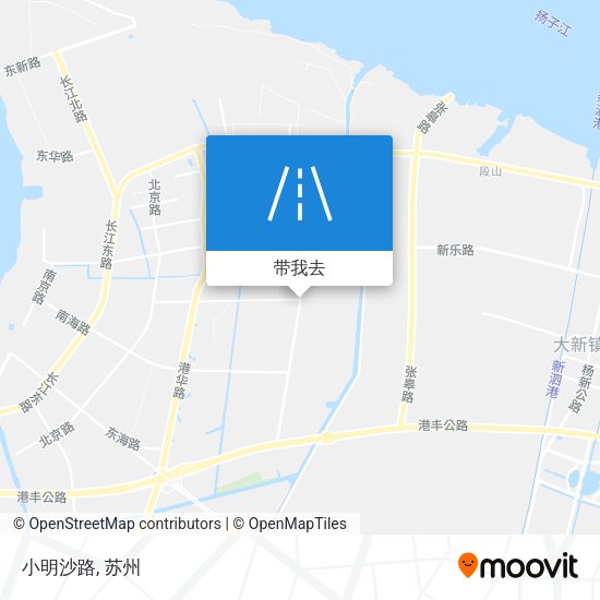 小明沙路地图