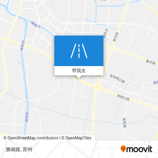 塍南路地图