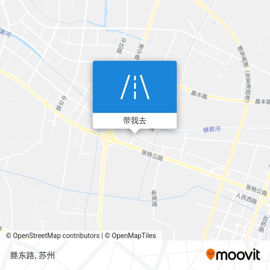 塍东路地图