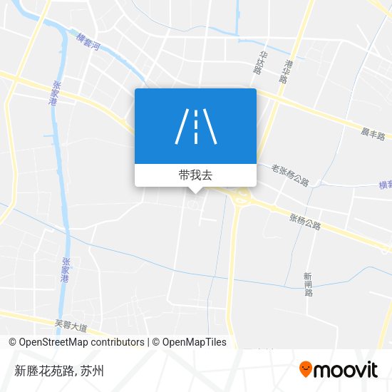 新塍花苑路地图