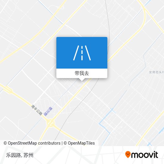 乐园路地图