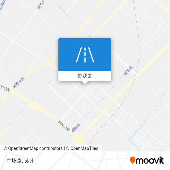 广场路地图