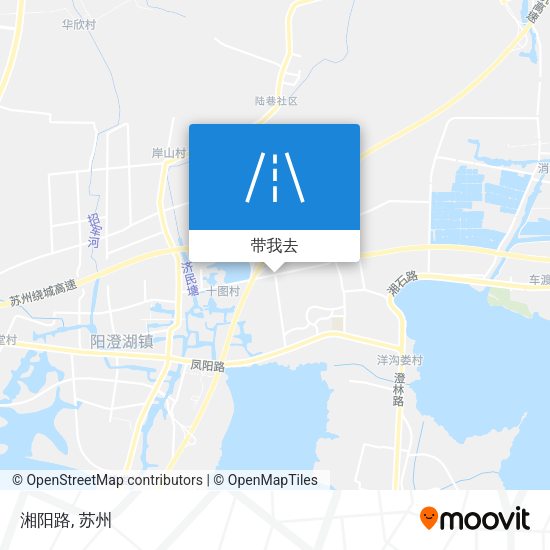 湘阳路地图