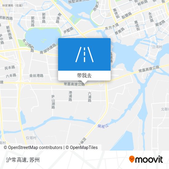 沪常高速地图