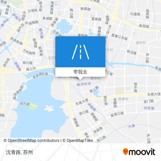 沈青路地图