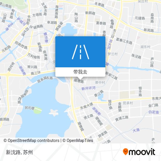 新沈路地图