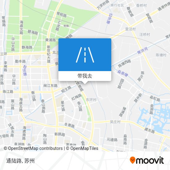 通陆路地图