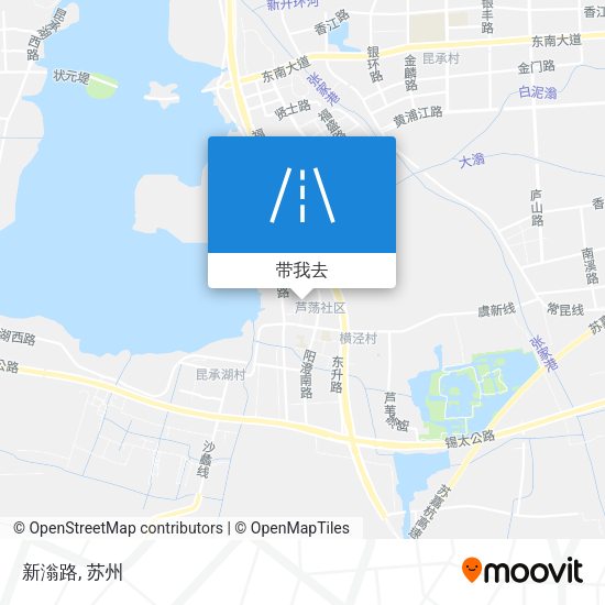 新滃路地图