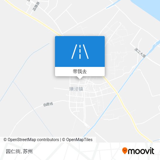 园仁街地图