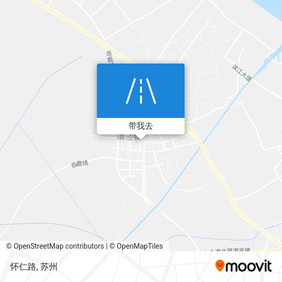 怀仁路地图