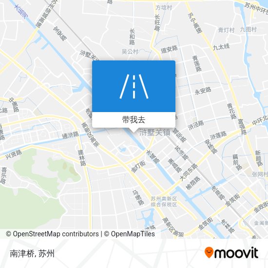 南津桥地图