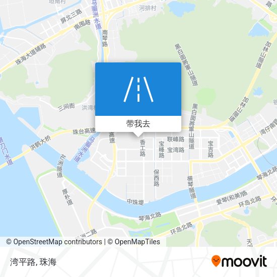 湾平路地图