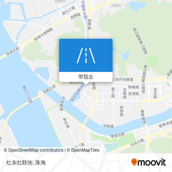 红东红联街地图