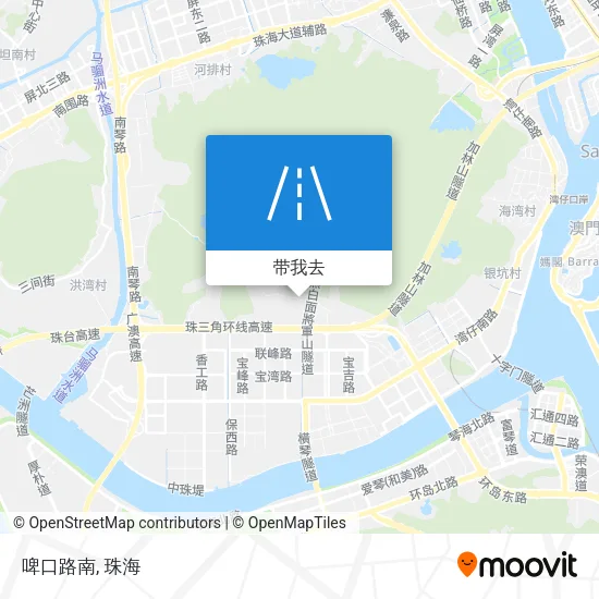 啤口路南地图