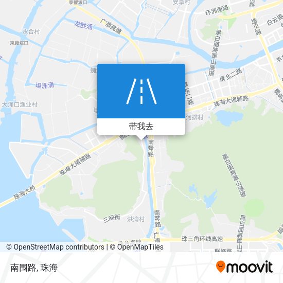 南围路地图