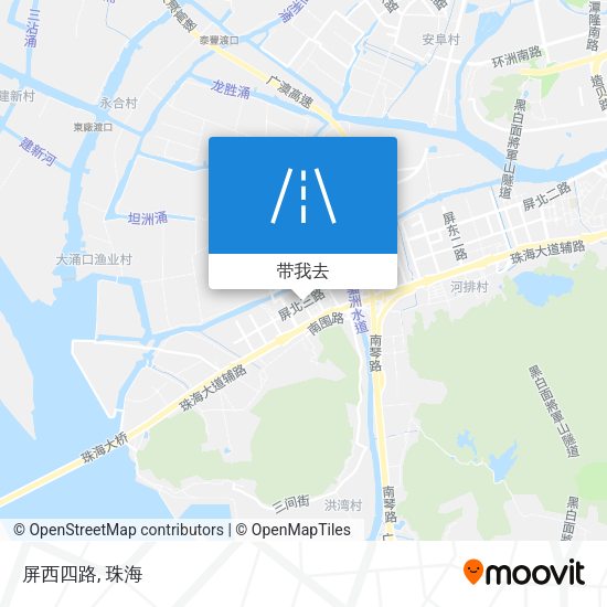 屏西四路地图