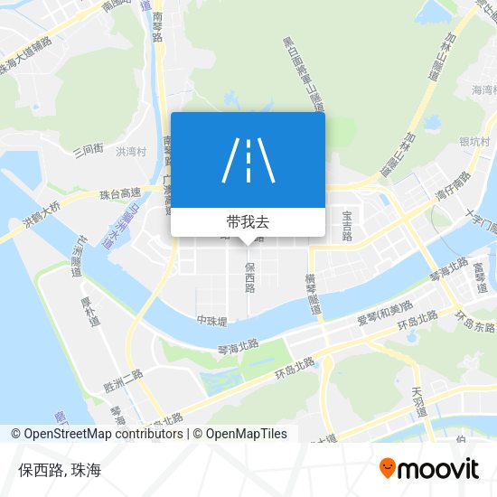 保西路地图
