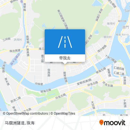 马骝洲隧道地图