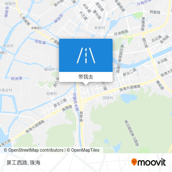 屏工西路地图