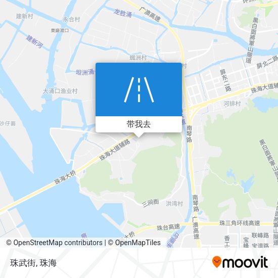 珠武街地图