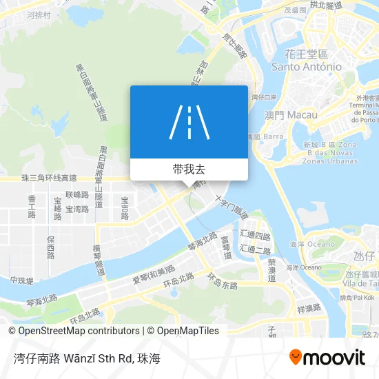 湾仔南路 Wānzǐ Sth Rd地图