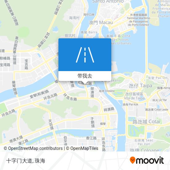 十字门大道地图