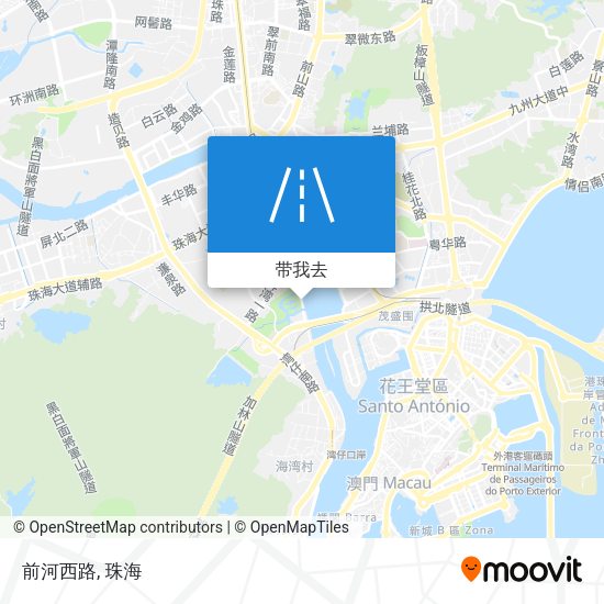 前河西路地图