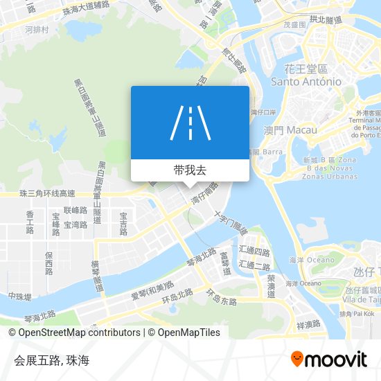 会展五路地图
