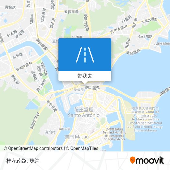 桂花南路地图