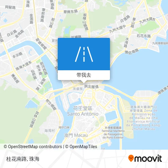 桂花南路地图