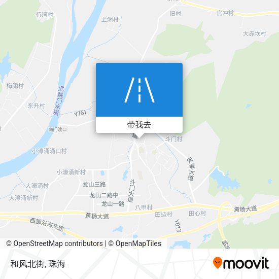 和风北街地图